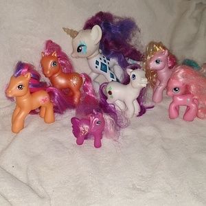 🍭🌈My Little Pony 🌈 Set of 7 Ponys